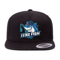 I Like Fish 5 Panel Snapback Cap | Artistshot