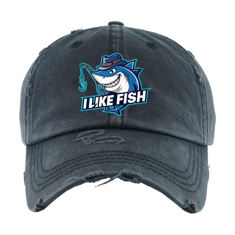 I Like Fish Ponytail Cap | Artistshot