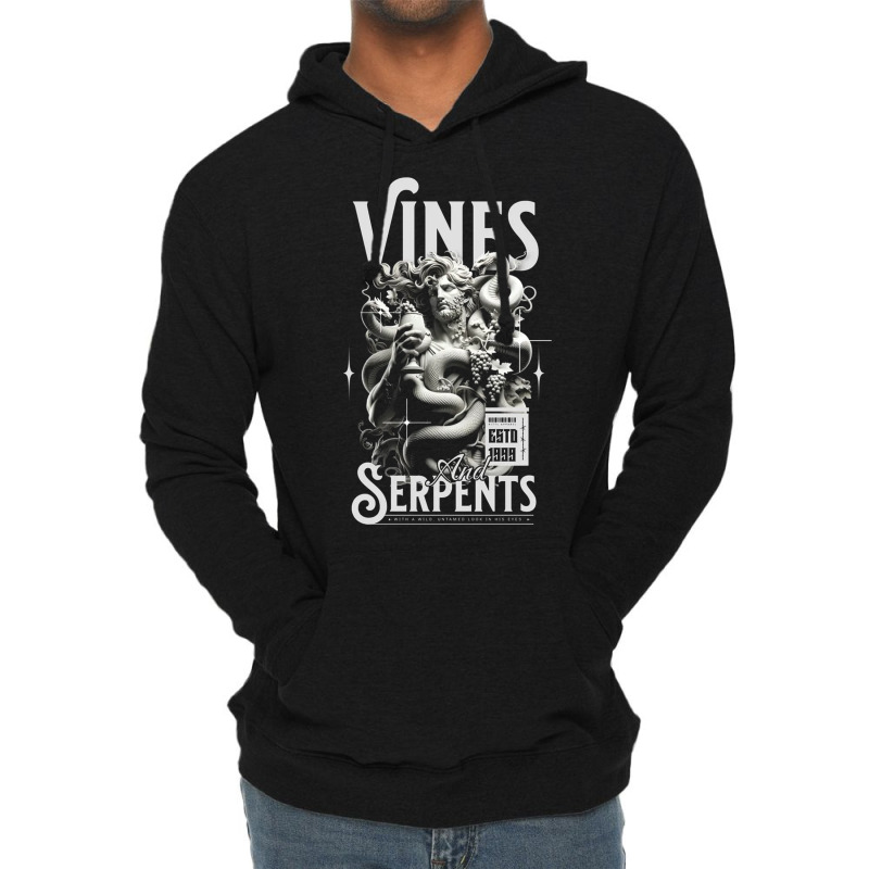 Vines And Serpents Lightweight Hoodie | Artistshot