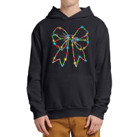 Christmas Light Bow Urban Pullover Hoodie | Artistshot