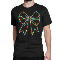 Christmas Light Bow Classic T-shirt | Artistshot