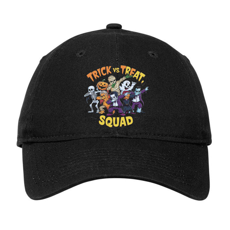 Trick Vs Treat, Squad Adjustable Cap by Donna Schennum | Artistshot