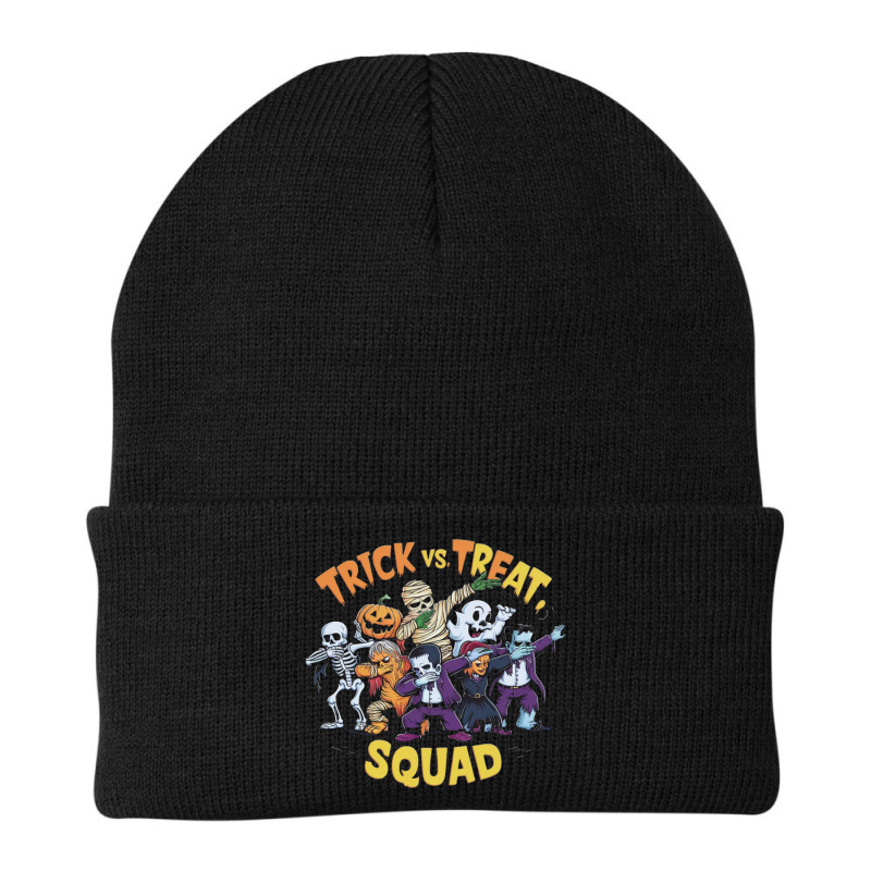 Trick Vs Treat, Squad Beanie by Donna Schennum | Artistshot