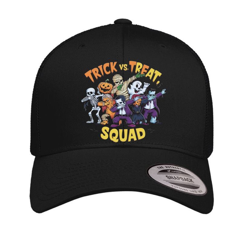 Trick Vs Treat, Squad Retro Trucker Cap by Donna Schennum | Artistshot