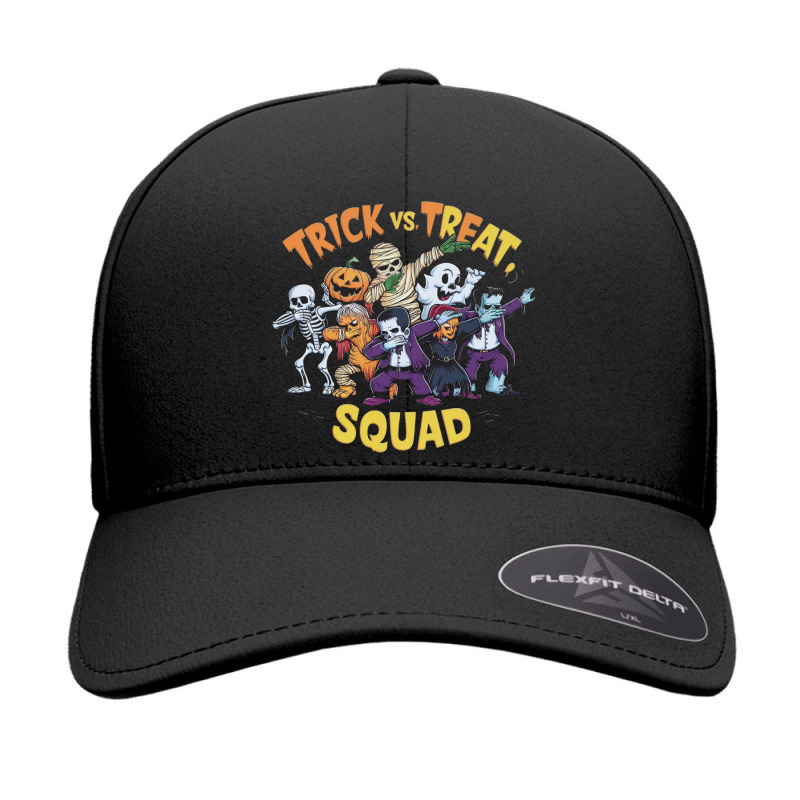 Trick Vs Treat, Squad Seamless Cap by Donna Schennum | Artistshot