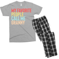 Mothers Day Gift Ideas T  Shirt My Favorite People Calls Me Granny Shi Men's T-shirt Pajama Set | Artistshot