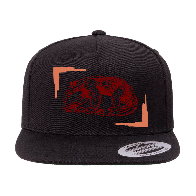 Vintage Anteater 5 panel snapback cap by HRC Design | Artistshot