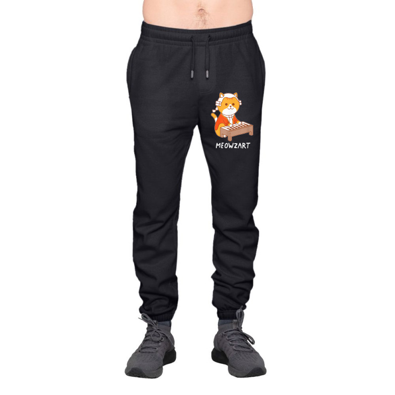 Meowzart Cat Classical Music Piano Funny Urban Sweatpant | Artistshot