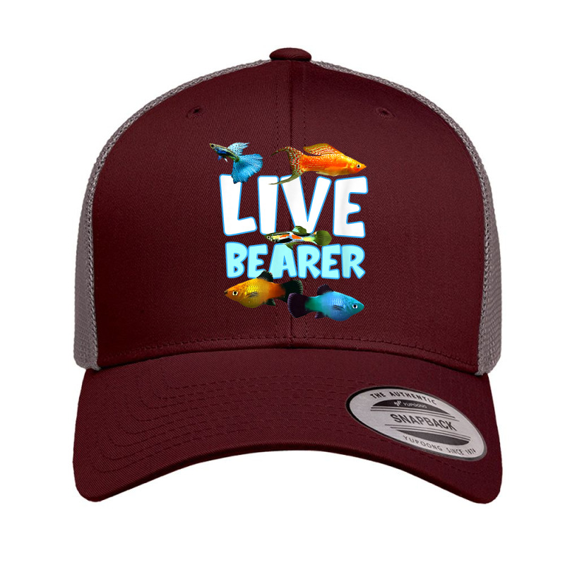 Live Bearer Aquarium Fish Funny Womens Guppies Endlers Fish T Shirt Retro Trucker Cap | Artistshot