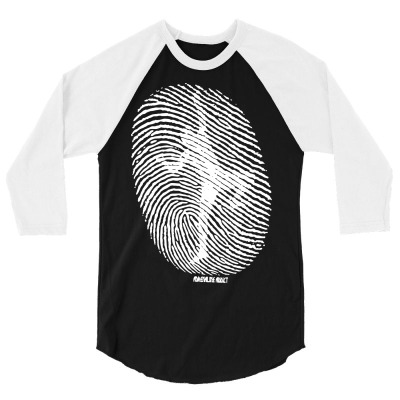 Fingerprint Climber 3/4 Sleeve Shirt Designed By Lyly