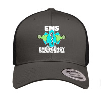 Ems Gift T  Shirt E M S E M T Paramedic Cinco De Mayo Emergency Margar Retro Trucker Cap | Artistshot