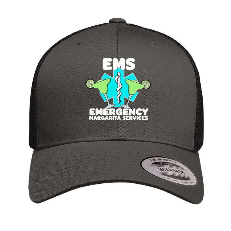 Ems Gift T  Shirt E M S E M T Paramedic Cinco De Mayo Emergency Margar Retro Trucker Cap | Artistshot