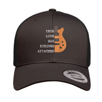 Guitar Player True Love Strings Attached For Guitarist Music T Shirt Retro Trucker Cap | Artistshot