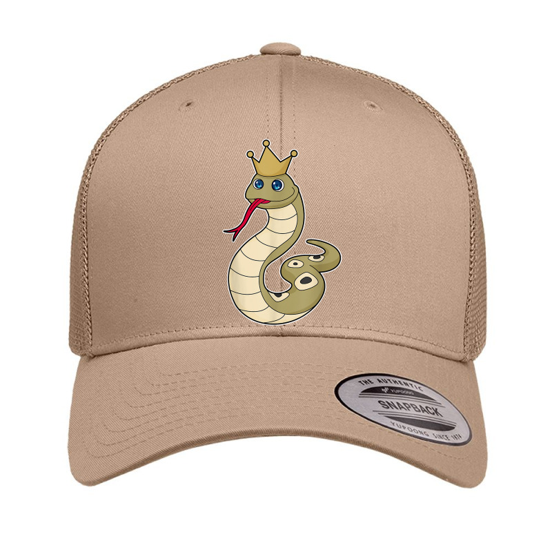 Snake King Crown T Shirt Retro Trucker Cap | Artistshot