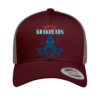 Women Seattle Krakheads Character Retro Trucker Cap | Artistshot