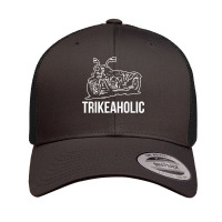 Trikeaholic Trike Bike Motorcyclist T Shirt Retro Trucker Cap | Artistshot