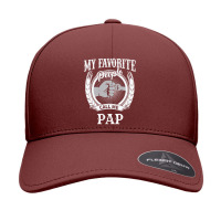 Mens My Favorite People Call Me Pap Grandpa Seamless Cap | Artistshot