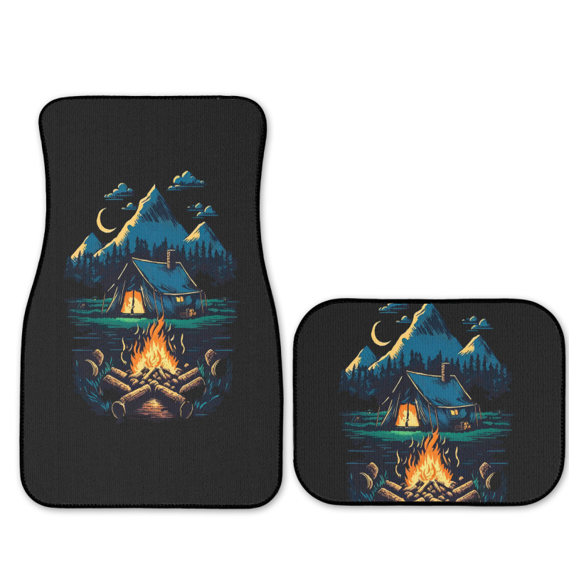 Mountains Campfire Full Set Car Mats | Artistshot