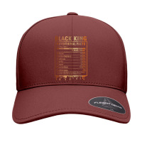 Black King Nutrition Facts Shirt Juneteenth 2022 Melanin Seamless Cap | Artistshot