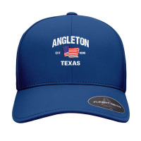 Angleton Texas Tx Usa Stars & Stripes Vintage Style Seamless Cap | Artistshot