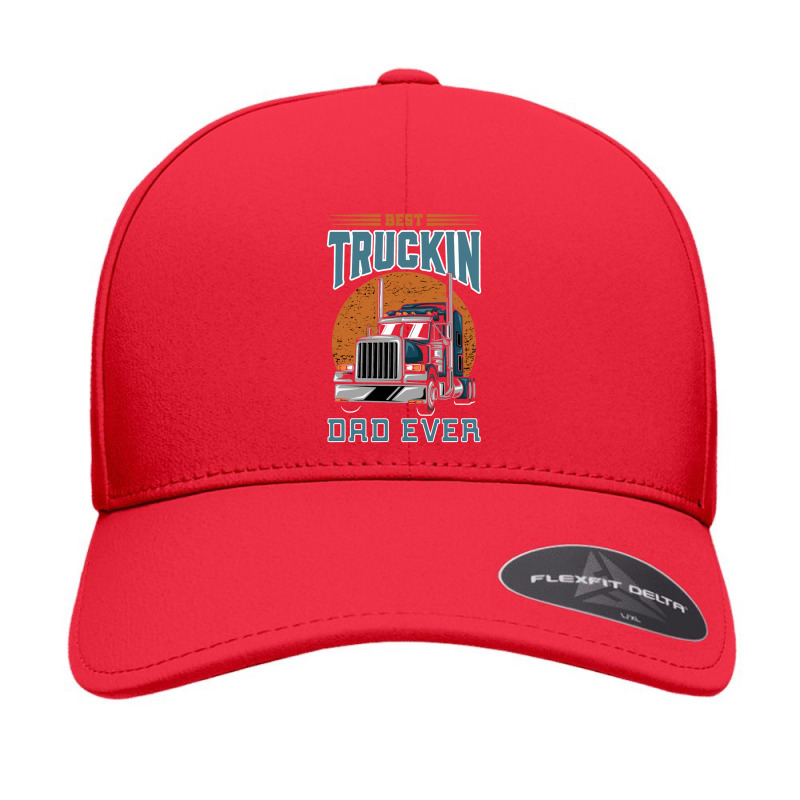 Best Truckin Dad Ever Seamless Cap by qimanariski | Artistshot