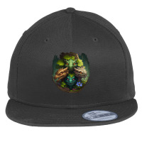 Dragons Forest Flat Bill Snapback Cap | Artistshot