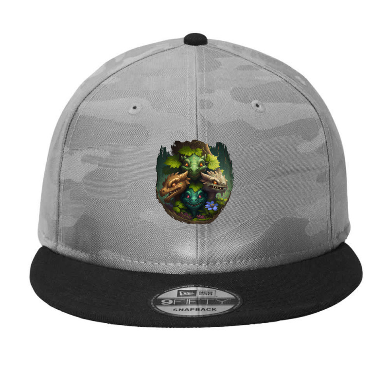 Dragons Forest Camo Snapback by mailson | Artistshot