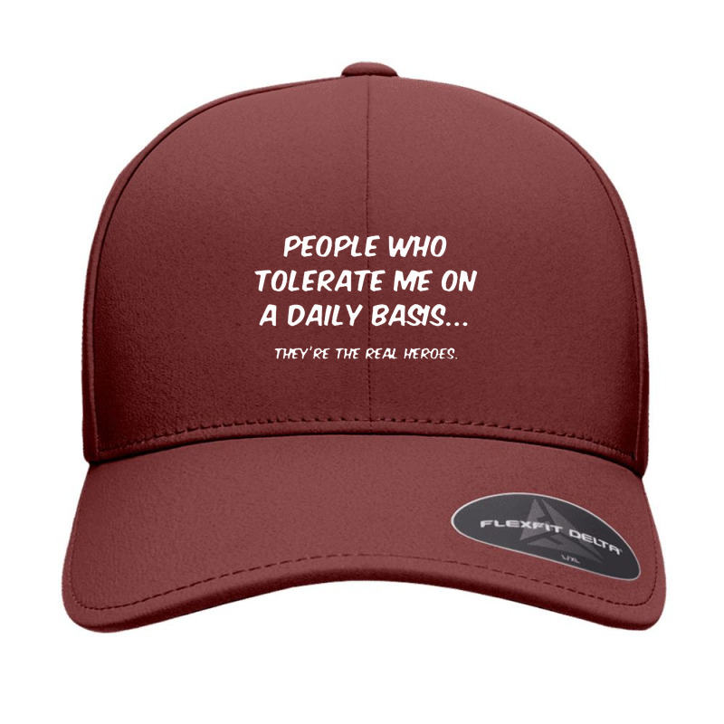 People Who Tolerate Me On A Daily Basis Seamless Cap | Artistshot