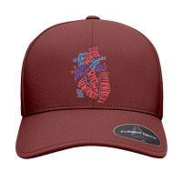 Cardiac Nurse Shirt Anatomical Heart Cardiology Medical Gift T Shirt Seamless Cap | Artistshot