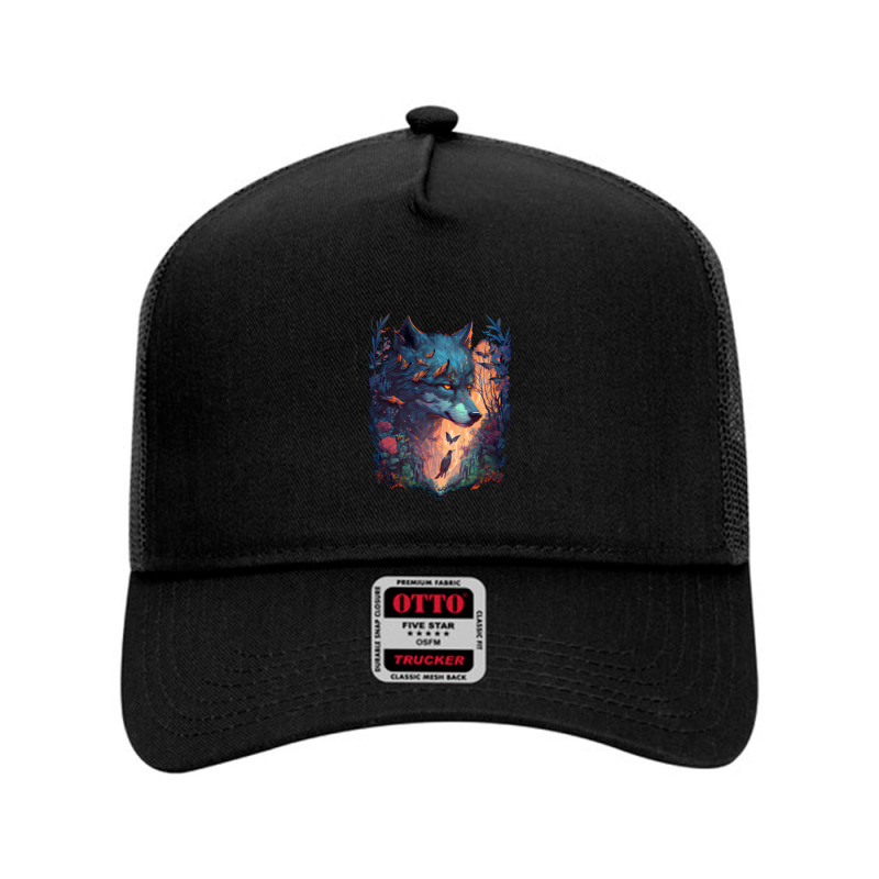 Wolf Forest Mesh Back Trucker Hat by mailson | Artistshot