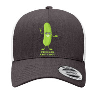 Pickles Are Cool Vegan Producer Farmer Vegetarian Womens Fun T Shirt Yupoong Trucker Cap | Artistshot