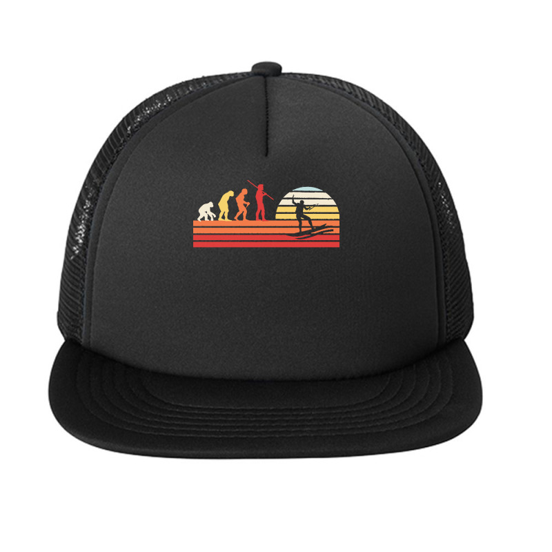 Wakeboarding T  Shirt Retro Wakeboarder Wakeboard   Vintage Wakeboardi Foam Snapback Hat | Artistshot