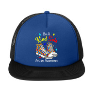 Be A Kind Sole Autism Awareness Rainbow Trendy Puzzle Shoes Foam Snapback Hat | Artistshot