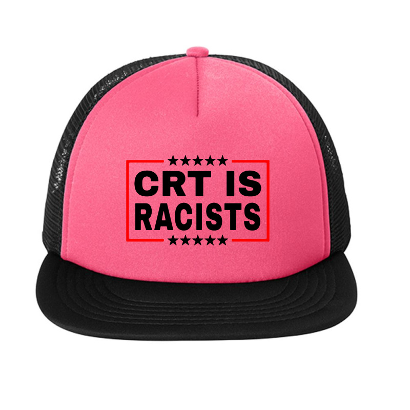 Crt Is Racist Anti Black & White Child Abuse Foam Snapback hat by GassPoll | Artistshot