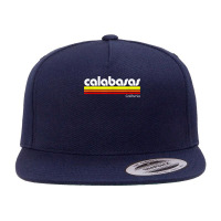 Retro Calabasas California T Shirt 5 Panel Snapback Cap | Artistshot