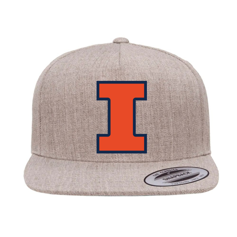 Illinois Fighting Illini, Merch 5 panel snapback cap by asherparker987 | Artistshot