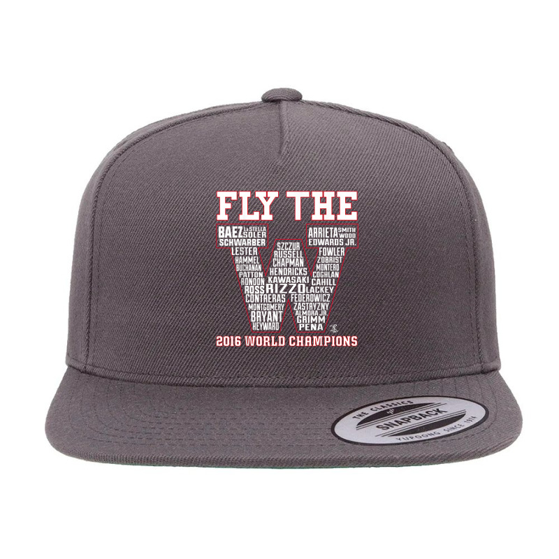 Anthony Rizzo Fly The W Roster 2016 World Champions T Shirt 5 panel snapback cap by phuongvu | Artistshot