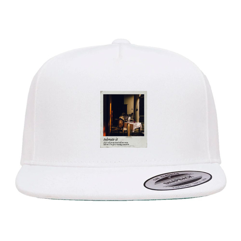 Bring Back Manly Men Mosaic Pop Art 65215461 5 Panel Snapback Cap | Artistshot