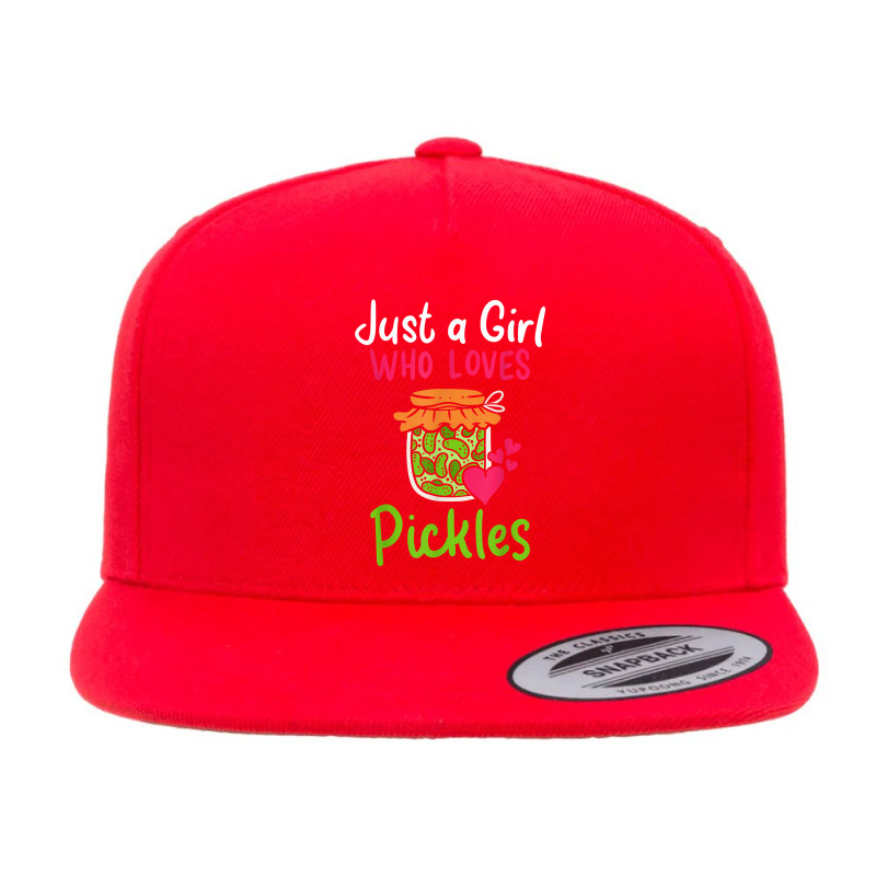 Pickles Just A Girl Who Loves Pickles Canning T Shirt 5 panel snapback cap by phuongvu | Artistshot