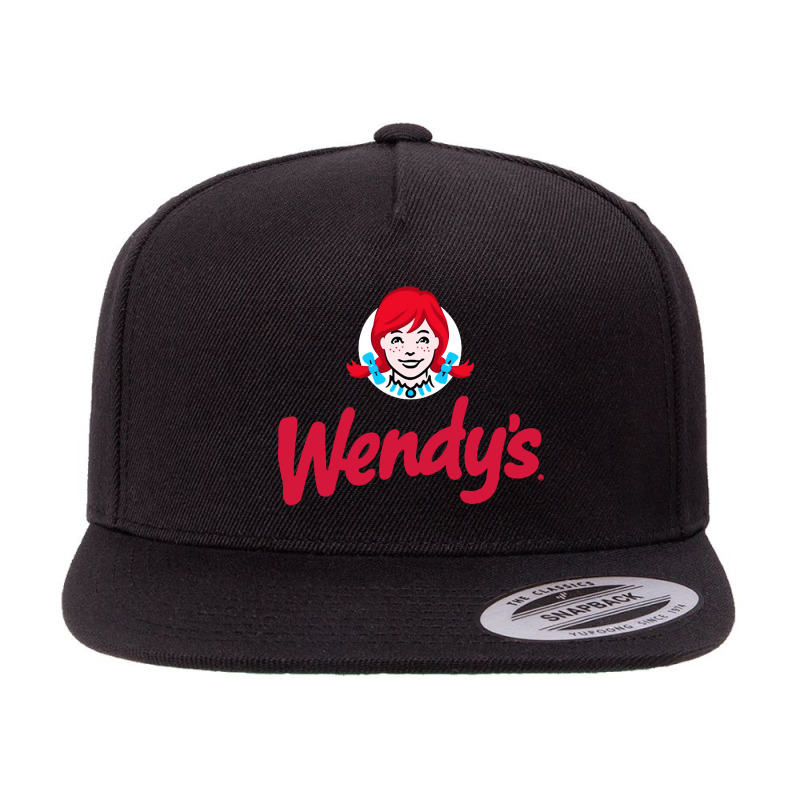 Wendys Restaurant 5 Panel Snapback Cap By Ngvan89 - Artistshot