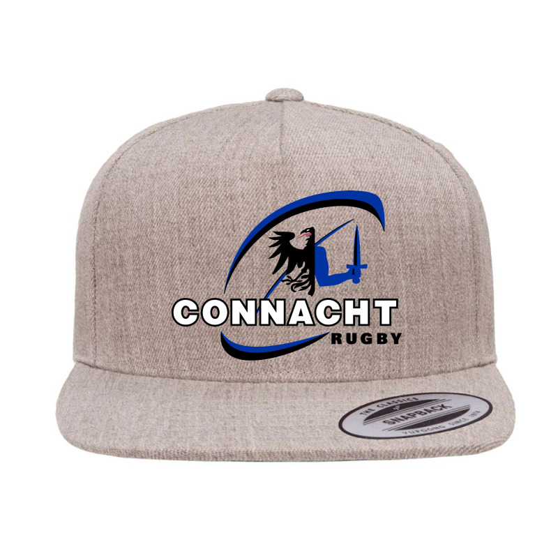 Connacht Rugby 5 panel snapback cap by SomArt | Artistshot