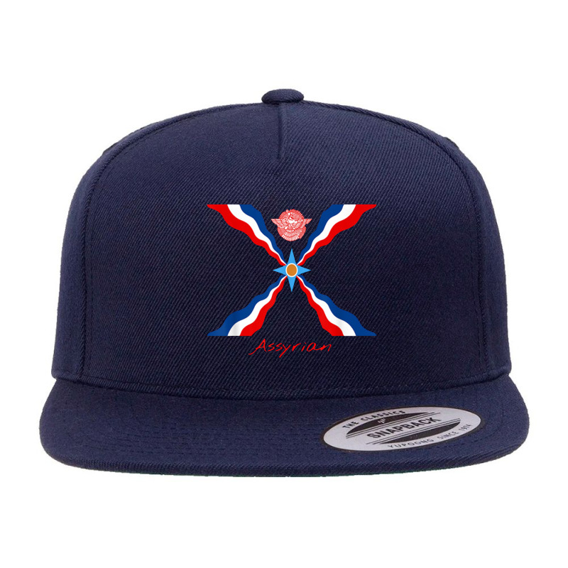 Assyria Assyrian Flag Assyrians Lamassu 5 panel snapback cap by yuyurumpung | Artistshot