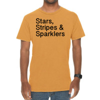 Stars, Stripes And Sparklers 4th Of July Vintage T-shirt | Artistshot