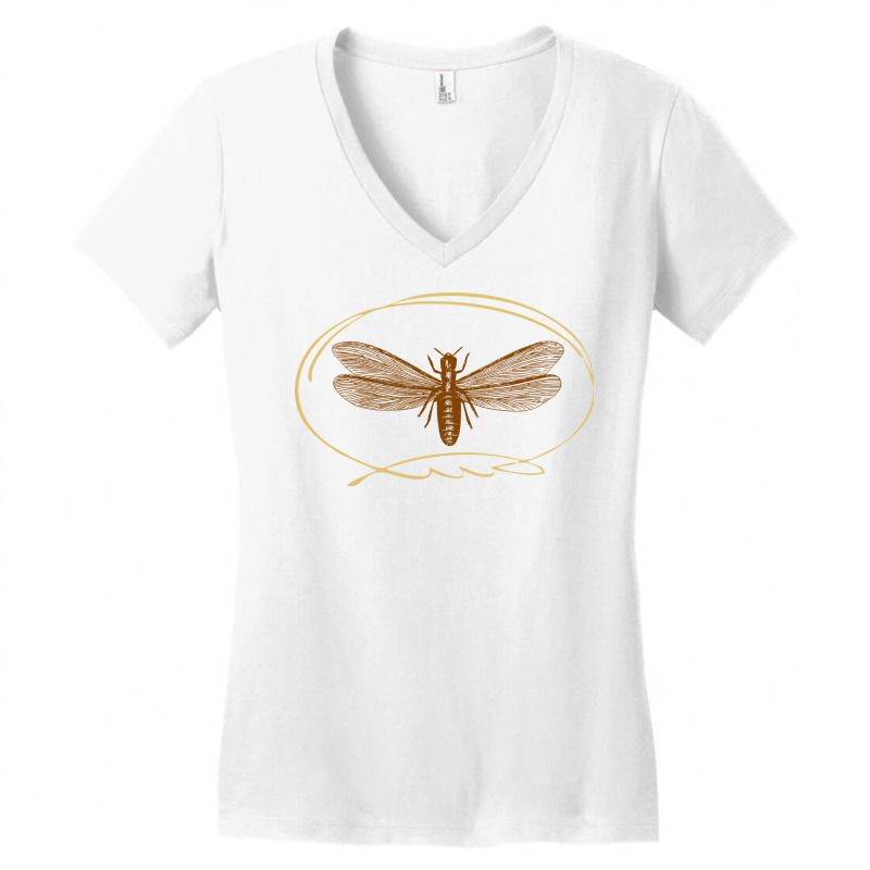 Vintage Termite Women's V-Neck T-Shirt by HRC Design | Artistshot