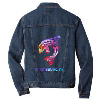 Petersburg Alaska Native American Indian Orca Killer Whale Raglan Base Men Denim Jacket | Artistshot