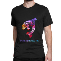 Petersburg Alaska Native American Indian Orca Killer Whale Raglan Base Classic T-shirt | Artistshot