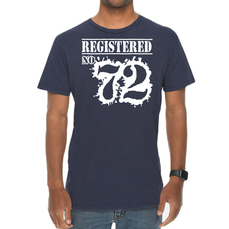 Registered No 72 Vintage T-shirt | Artistshot