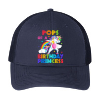 Pops Of The Birthday Princess Unicorn Rainbow Gifts T Shirt Pa Trucker Cap | Artistshot