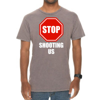 Stop Shooting Us - Black Lives Matter Vintage T-shirt | Artistshot