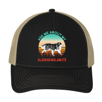 Alaskan Malamute T  Shirt Ask Me About My Alaskan Malamute T  Shirt Pa Trucker Cap | Artistshot